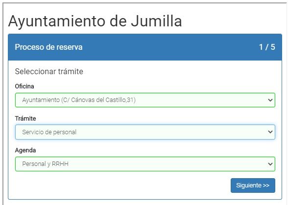 Servicio de Cita Previa por Internet - 3, Foto 3