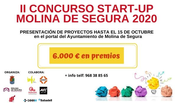 El Ayuntamiento de Molina de Segura convoca la segunda edición del Concurso Startup Molina de Segura para iniciativas emprendedoras - 3, Foto 3