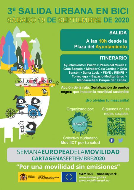 MoviliCT por tu salud reclama al Ayuntamiento que cumpla con el programa de actividades que propuso a la unión europea al inscribirse en la Semana Europea de la Movilidad - 1, Foto 1
