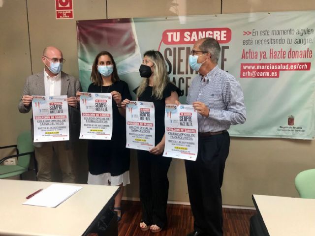 El SMS y el Colegio de Farmacéuticos formalizan su colaboración para fomentar la donación de sangre - 1, Foto 1