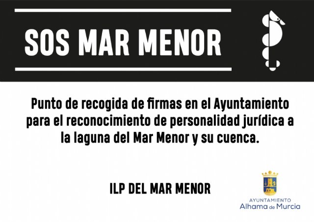 El Ayuntamiento de Alhama, punto de recogida de firmas para la ILP del Mar Menor, Foto 1