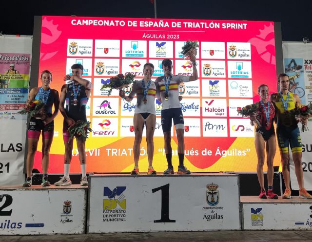 Noelia Juan y David Cantero ganan el Campeonato de España de Triatlón Sprint celebrado en Águilas - 3, Foto 3