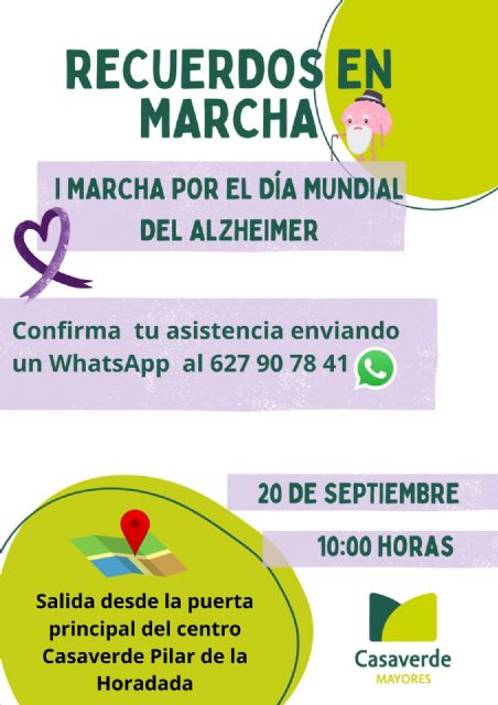 El Centro de mayores Casaverde Pilar de la Horadada organiza una marcha con motivo del Día Mundial del Alzheimer - 4, Foto 4