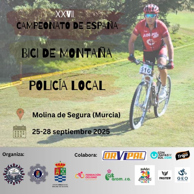 Molina de Segura acoge el XXVII Campeonato de España de BTT para Policías Locales del 25 al 28 de septiembre - 3, Foto 3