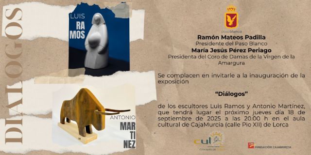 El Coro de Damas de la Virgen de la Amargura inaugura “Diálogos”, una exposición de escultura de Luis Ramos y Antonio Martínez - 2, Foto 2