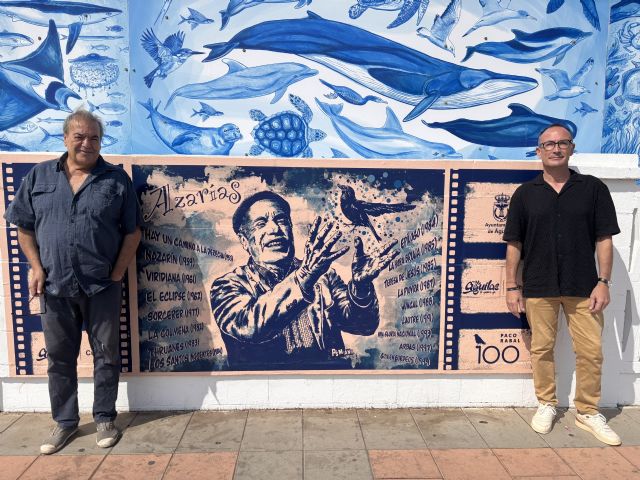 El Ayuntamiento de Águilas continúa homenajeando a Paco Rabal con nuevos murales por el centenario de su nacimiento - 2, Foto 2