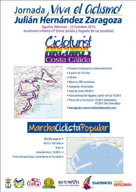 Águilas celebrará la I Jornada ¡Viva el ciclismo! En memoria del ciclista aguileño Julián Hernández Zaragoza - 3, Foto 3