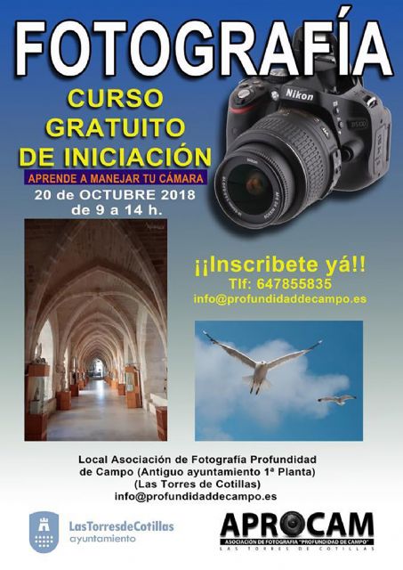 La asociación 'Profundidad de campo' propone un curso gratuito para aprender a manejar la cámara fotográfica - 1, Foto 1
