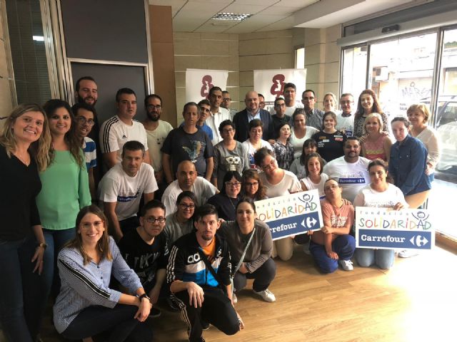 Fundown recibe la solidaridad de Carrefour para ayudar en el acondicionamiento de su nueva sede en Águilas - 1, Foto 1