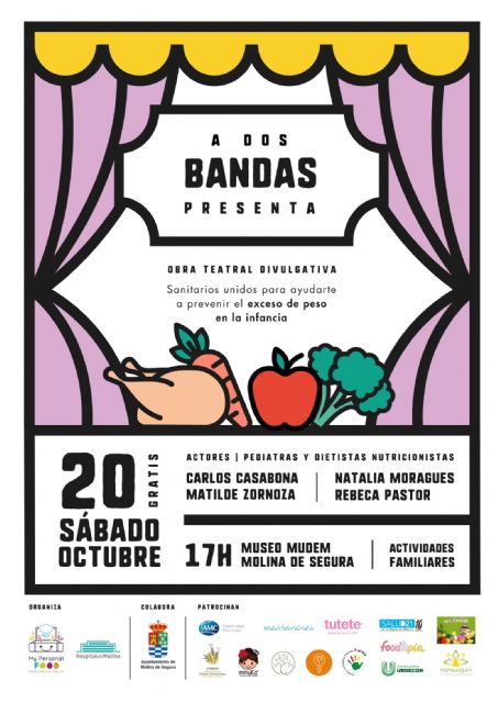 Dietistas-nutricionistas y pediatras se unen para prevenir el exceso de peso en la infancia a través del evento #ADosBandas, el sábado 20 de octubre, en Molina de Segura - 1, Foto 1