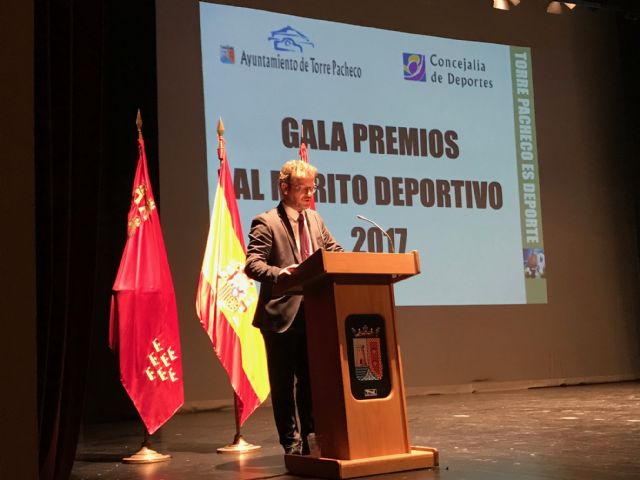 Deportistas de Torre Pacheco reciben un reconocimiento en la II Gala del Deporte Premios al Mérito Deportivo Torre Pacheco 2017 - 2, Foto 2