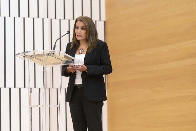 Isabel García Sanz durante su intervención en la clausura. Autora: Laura Martín-RFESS, Foto 1