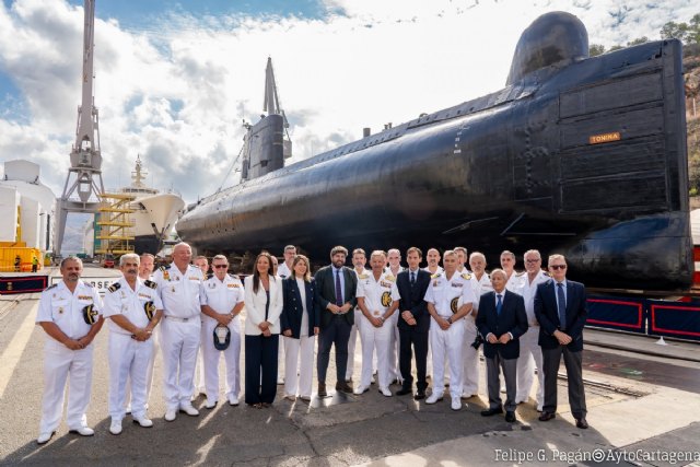Cartagena recibe el submarino Tonina para convertirlo en el principal atractivo de un museo en los túneles de El Espalmador - 1, Foto 1