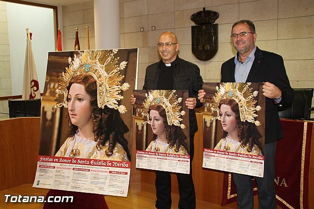Se presenta el programa de actividades religiosas de las fiestas patronales de Santa Eulalia´2016, Foto 1