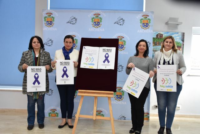 Casi una decena de actos componen el programa de la Semana contra la Violencia de Género, que el Ayuntamiento de Archena celebrará del 18 al 25 de noviembre - 1, Foto 1