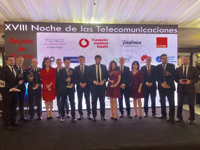 López Miras asiste a la XVIII Noche de las Telecomunicaciones - 1, Foto 1