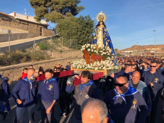 La Virgen del Milagro congrega a centenares de fieles que han disfrutado de la romería de Bolnuevo - 1, Foto 1