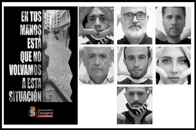 Representantes de la sociedad cartagenera se suman a la campaña ´En tus manos está´ para frenar la curva de contagios - 1, Foto 1