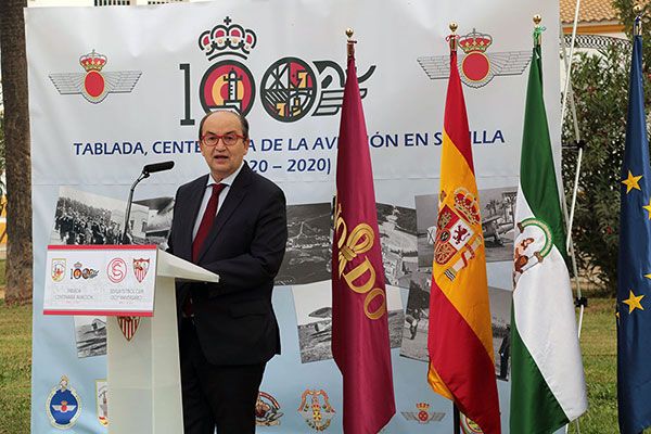 El Sevilla FC y la Base Aérea de Tablada, han conmemorado en el día de hoy el CXXX aniversario de la celebración del primer partido de fútbol disputado en España - 3, Foto 3