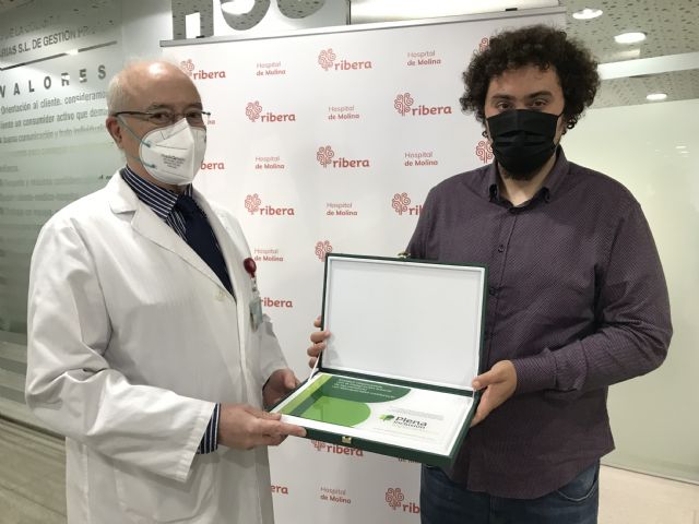 Ribera Hospital de Molina recibe un reconocimiento de Plena Inclusión por su compromiso con la integración laboral de personas con discapacidad intelectual o del desarrollo - 2, Foto 2