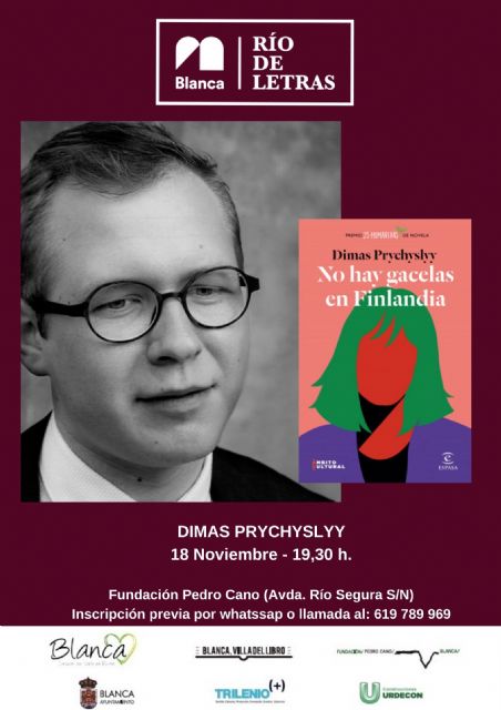 El autor internacional Dimas Prychyslyy presenta su premiada obra 'No hay gacelas en Finlandia' en 'Río de Letras' - 1, Foto 1