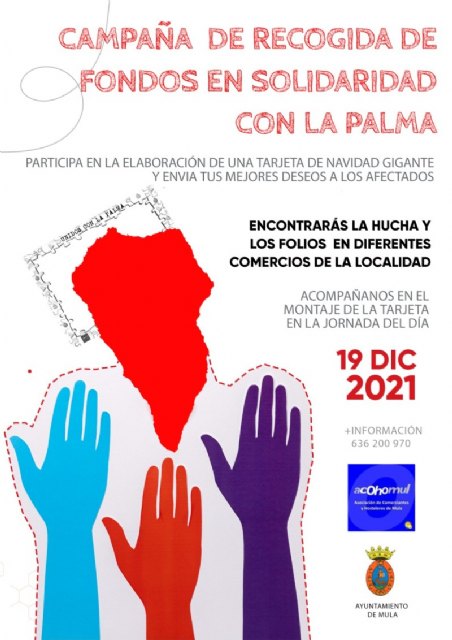 Postal navideña gigante llena de solidaridad para La Palma - 1, Foto 1
