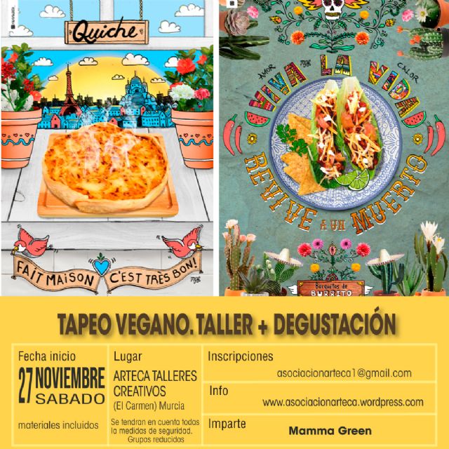 La asociación arteca organiza en Murcia un taller de tapas veganas - 1, Foto 1