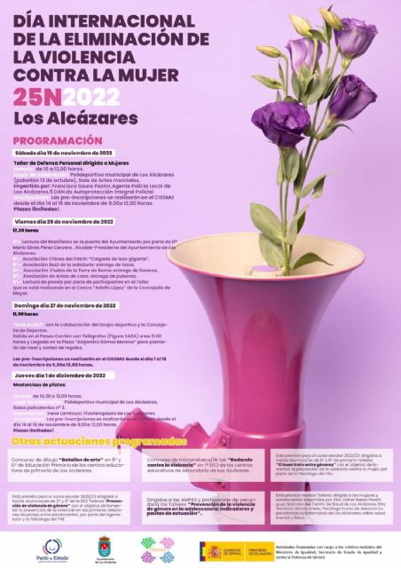 Programa de actividades para conmemorar el Día Contra la Violencia de Género - 1, Foto 1