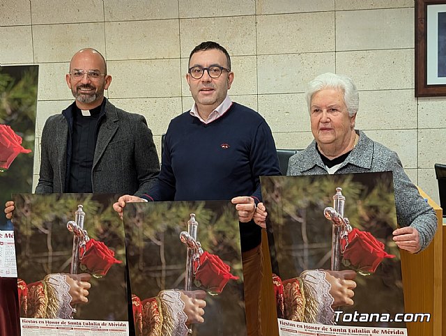Se presenta el cartel y el programa religioso de las fiestas patronales de Santa Eulalia de Mérida 2025, Foto 3