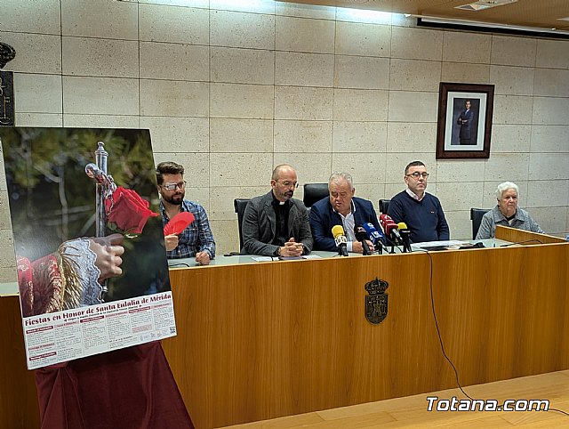 Se presenta el cartel y el programa religioso de las fiestas patronales de Santa Eulalia de Mérida 2025, Foto 5