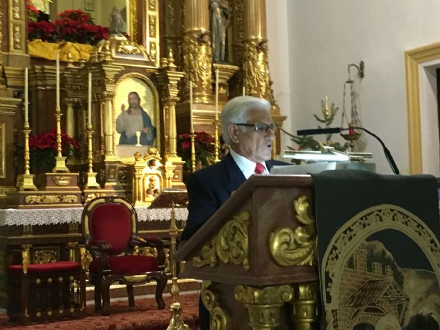 El maestro belenista Jesús Griñán pregonó anoche la Navidad en San Javier - 1, Foto 1