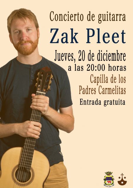 El guitarrista Zak Pleet ofrece este jueves un recital en la iglesia de los Padres Carmelitas - 1, Foto 1