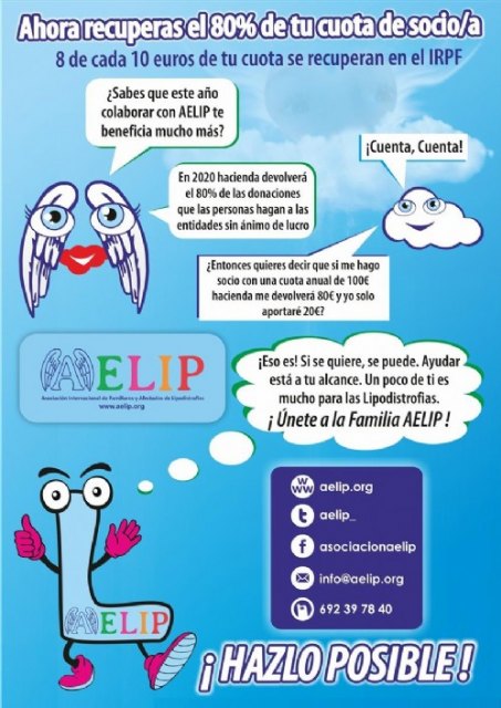 Aelip te anima esta navidad a ser solidario con las personas y familias que conviven con una Lipodistrofia en el Mundo