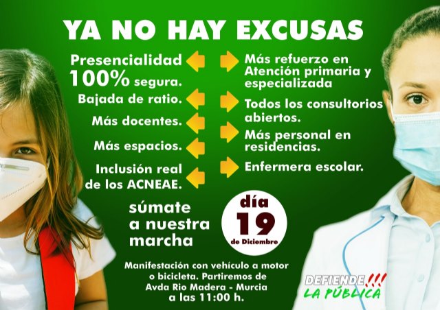 YA NO HAY EXCUSAS, DEFIENDE !! LA PÚBLICA - 1, Foto 1