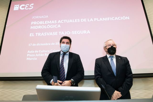 López Miras anuncia que las alegaciones contra el Plan del Tajo exigirán el reinicio de los estudios, la revisión de los caudales y criterios técnicos y justos - 1, Foto 1