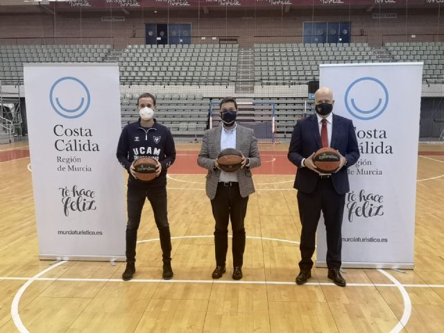 El partido Costa Cálida entre UCAM Murcia CB y Real Madrid proyectará la imagen de la Región como destino turístico en todo el país - 1, Foto 1