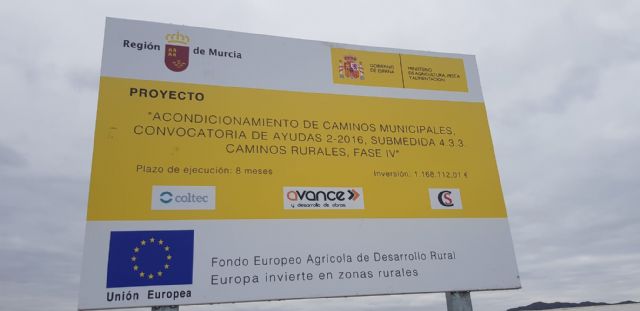 El edil de Agricultura visita las actuaciones de los caminos rurales del Cabezo Negro y Collados de En Medio ejecutadas por la Consejería con cinco años de retraso - 3, Foto 3