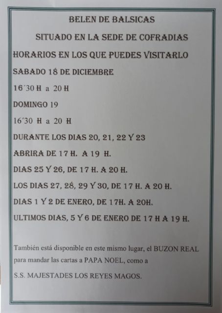 Ven a visitar el Belén de Balsicas - 5, Foto 5