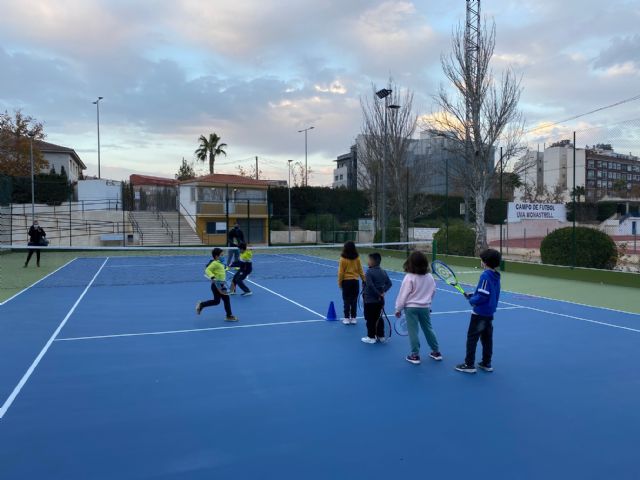 Finalizan las obras de reconstrucción de las pistas de tenis del Polideportivo La Hoya - 5, Foto 5