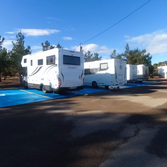 El nuevo aparcamiento de caravanas en Puerto Lumbreras llena sus plazas en su primer mes de apertura - 1, Foto 1