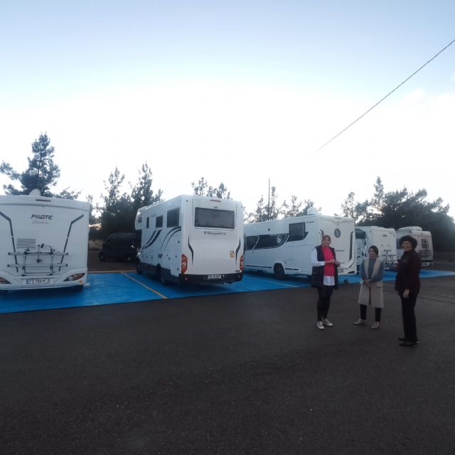 El nuevo aparcamiento de caravanas en Puerto Lumbreras llena sus plazas en su primer mes de apertura - 3, Foto 3