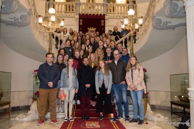 Cartagena recibe a estudiantes noruegos de intercambio con el IES Jimenez de la Espada - 1, Foto 1