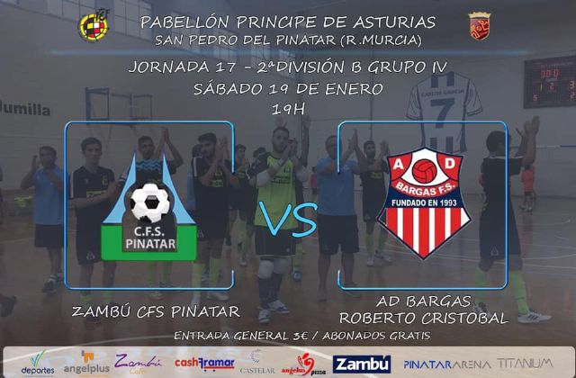 Zambú CFS Pinatar busca su décimo partido consecutivo sin perder, este sábado contra la AD Bargas - 1, Foto 1