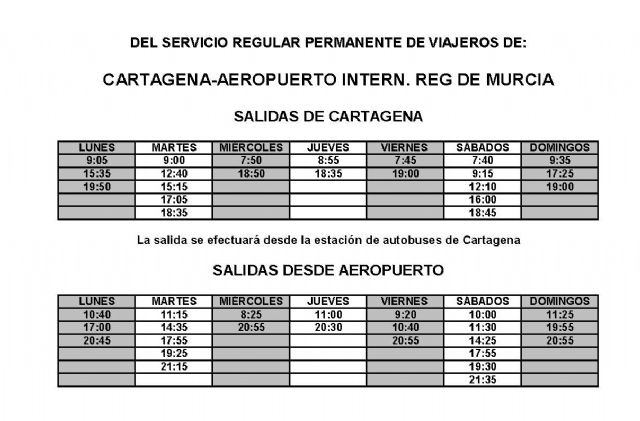 La Comunidad conecta el aeropuerto con los complejos turísticos del Mar Menor - 3, Foto 3