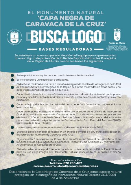 Medio Ambiente convoca un concurso para elegir el logotipo que representará al Barranco de Gregedero de Caravaca en la Red de Espacios Naturales Protegidos de la Región de Murcia - 2, Foto 2