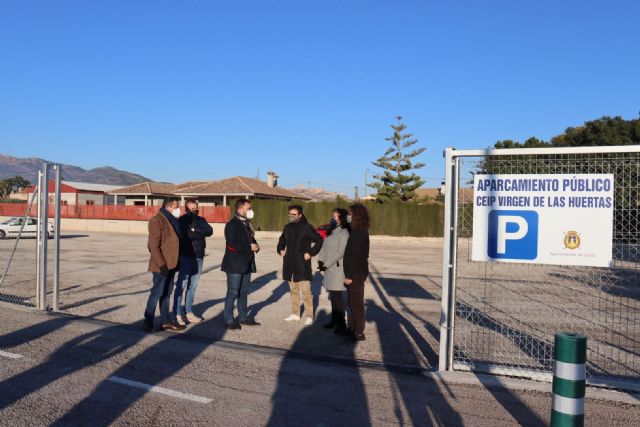 El Ayuntamiento de Lorca crea un nuevo aparcamiento en el Colegio Virgen de las Huertas con capacidad para 86 vehículos - 1, Foto 1