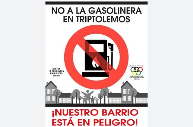 La plataforma en defensa de los vecinos de Triptolemos rechaza la instalación de una gasolinera en su barrio, Foto 1