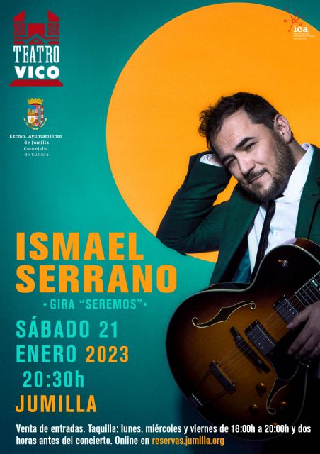 Últimas entradas a la venta para el concierto de Ismael Serrano, este sábado en el Teatro Vico - 1, Foto 1