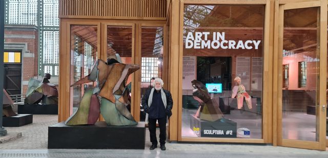 La obra de Cristóbal Gabarrón en Bruselas reflexiona sobre los pilares democráticos que unen a Europa - 2, Foto 2