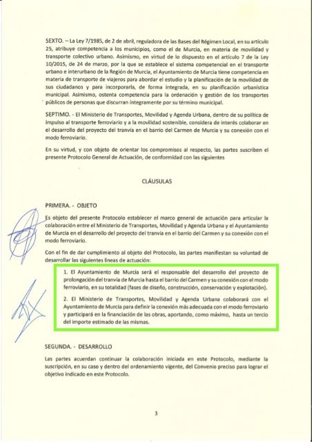 Fructuoso: Sería una auténtica vergüenza que perdiésemos la financiación para la ampliación del tranvía por la incapacidad del PP de Ballesta - 2, Foto 2